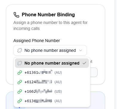 Phone Number Assignment